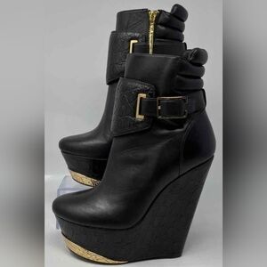 NEW Monika Chiang Wedge Bootie